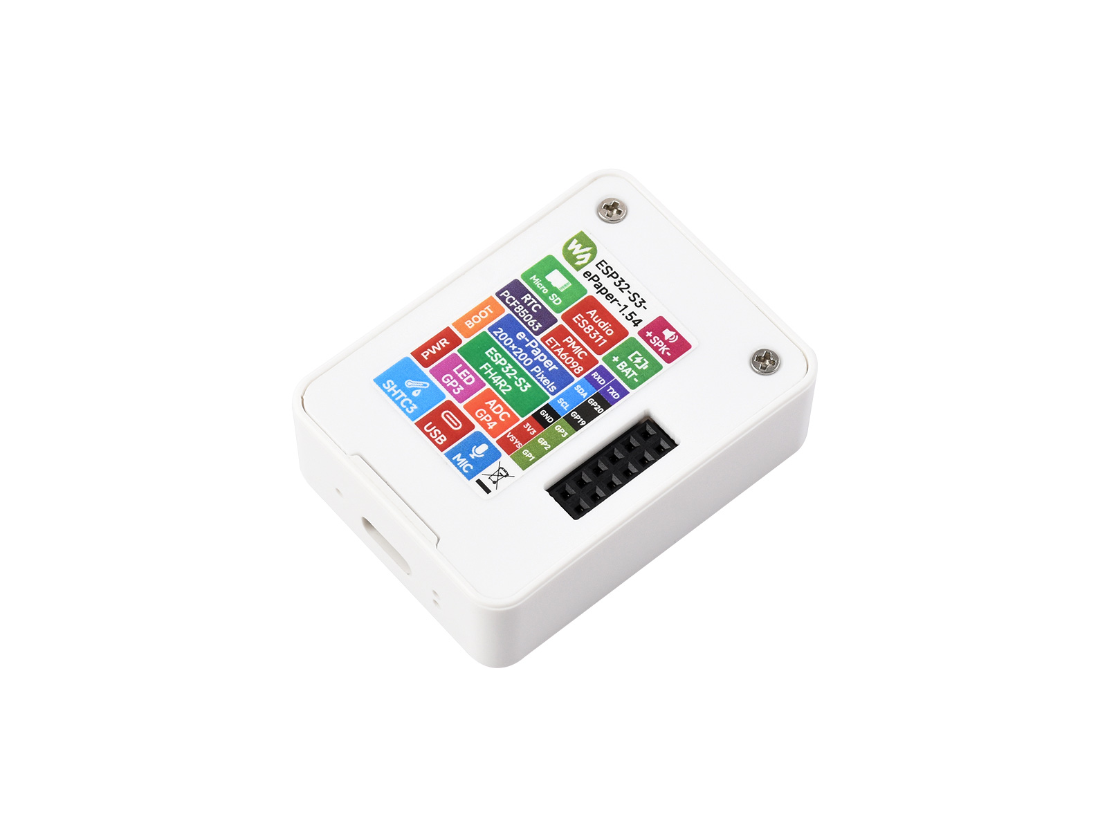 Waveshare ESP32-S3 1.54inch e- - đánh giá và giá Display Epaper 2.9