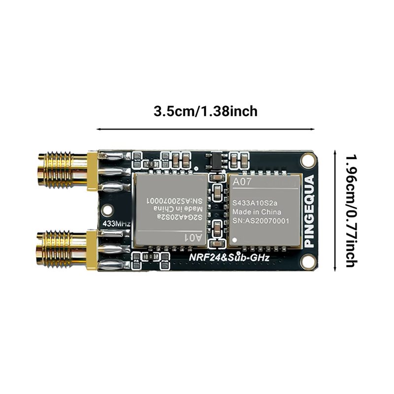 B27B NRF24+ CC1101 2.4Ghz& 433 - đánh giá và giá 433Mhz Receiver Module