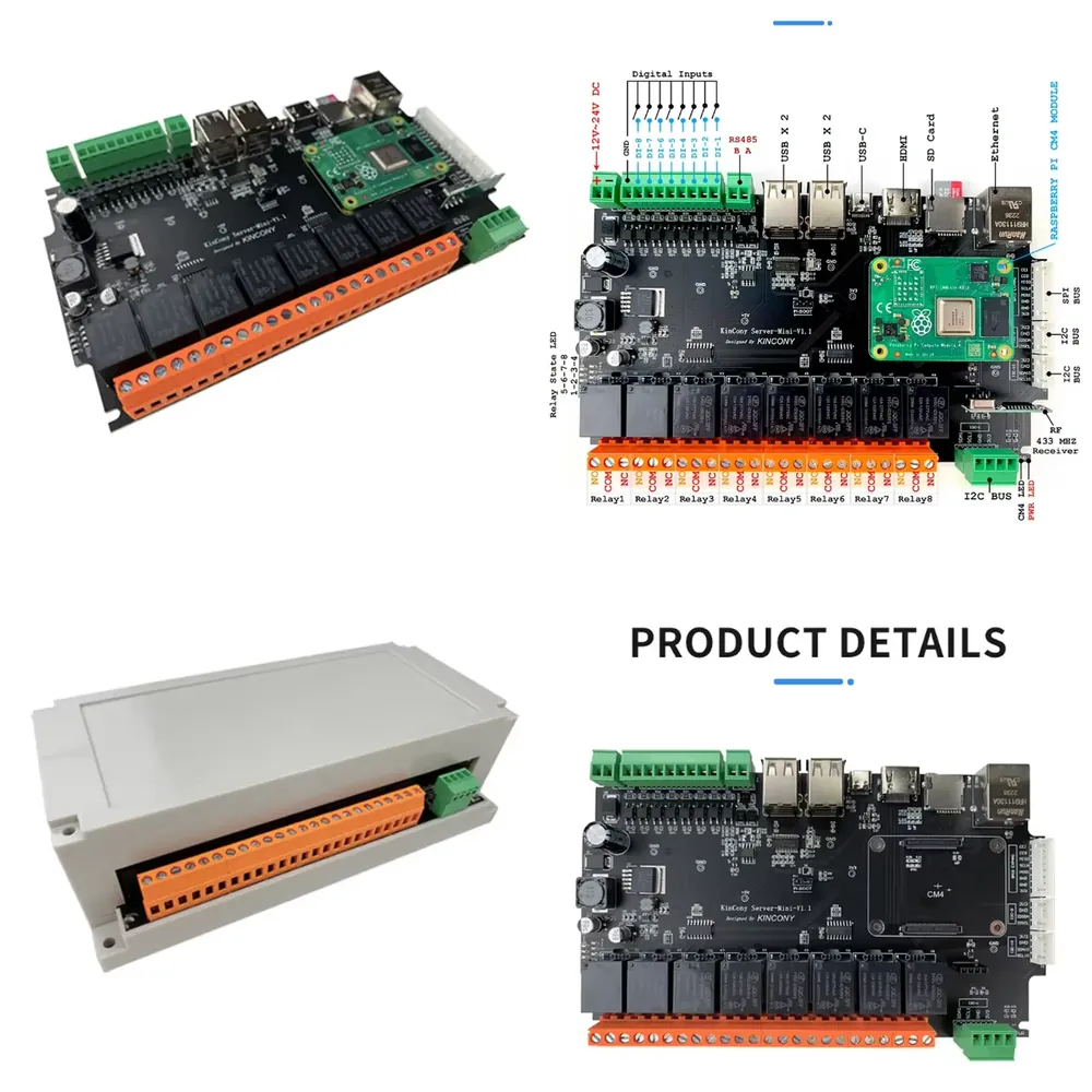 KinCony Raspberry Pi - Server  - đánh giá và giá Home Automation Raspberry Pi