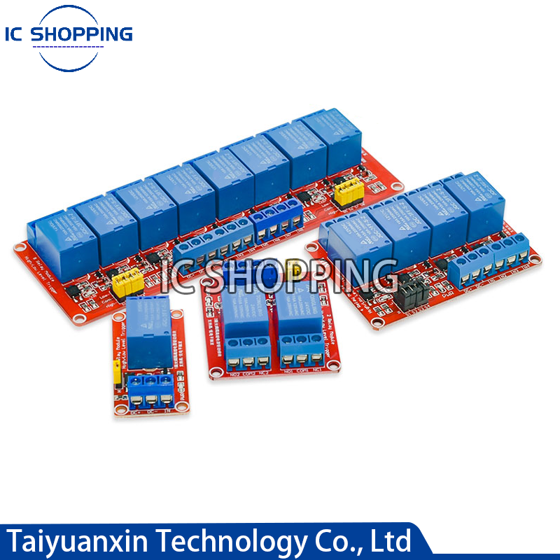 Mô-đun bảng mạch rơ-le 1 2 4 8 - đánh giá và giá Relay 8 Channel Board
